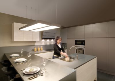 Keuken modern, greeploos